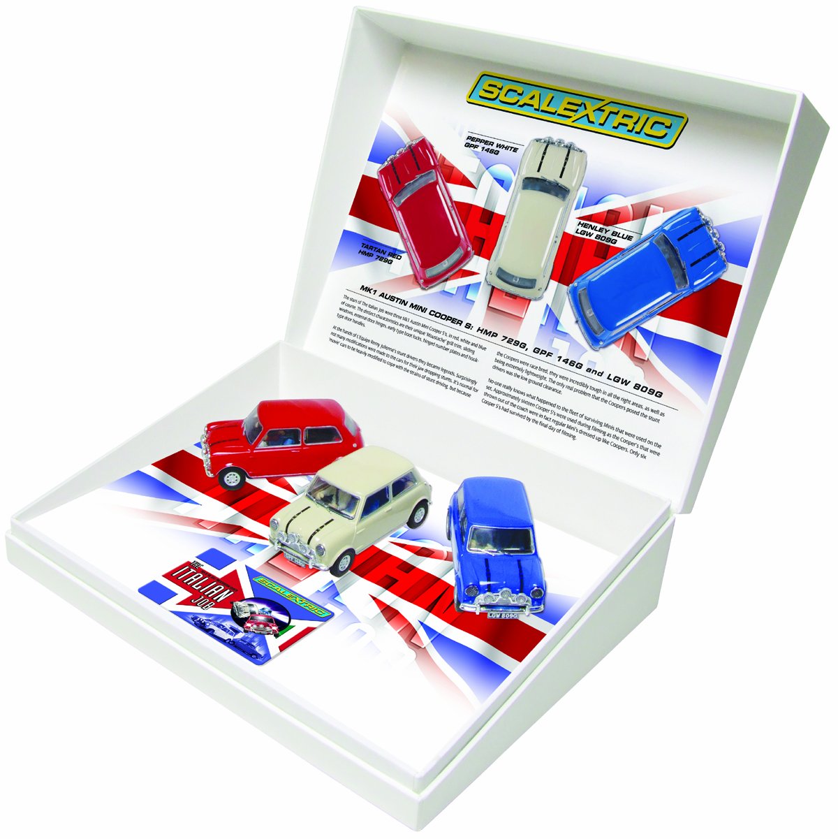 Scalextric C2921A - Italian Job Austin Mini Cooper Set